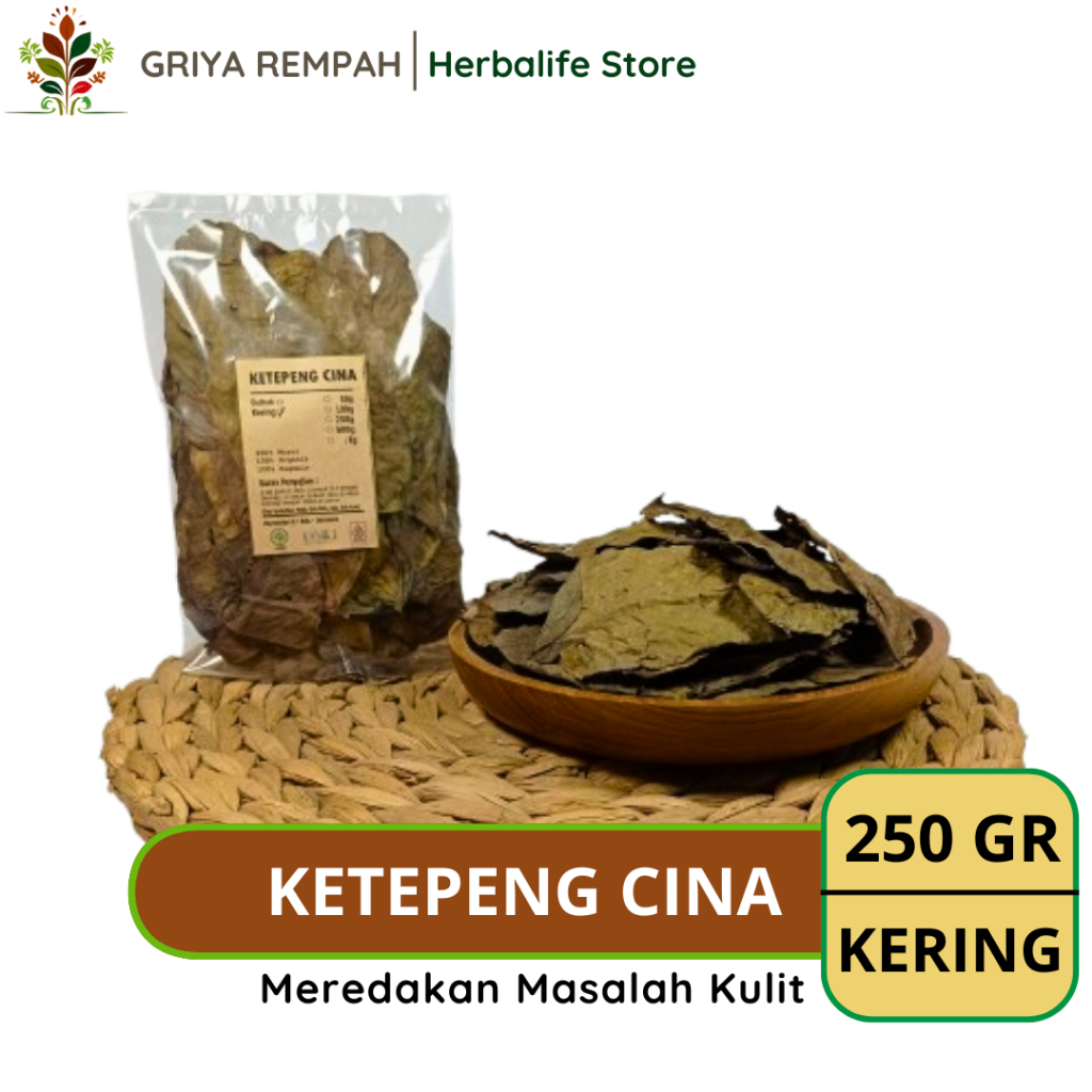 

DAUN KETEPENG CINA KERING 250 GRAM Kurap Kupang Rempah Herbal Alami Simplisia Premium untuk Ramuan Jamu Tradisional & Kesehatan Senna alata