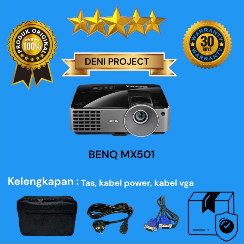 proyektor benq mx501 second/ bekas normal bagus