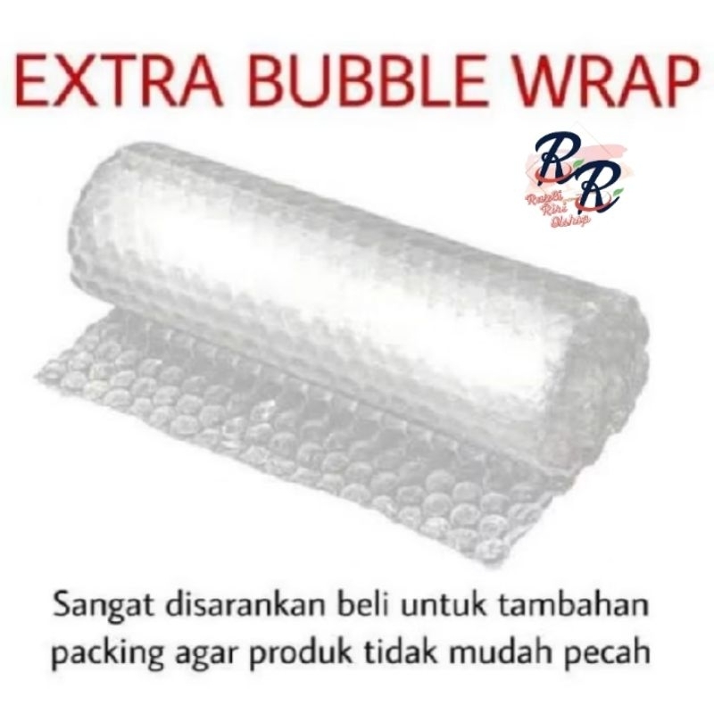 

Tambahan Bubble Wrap Agar lebih aman