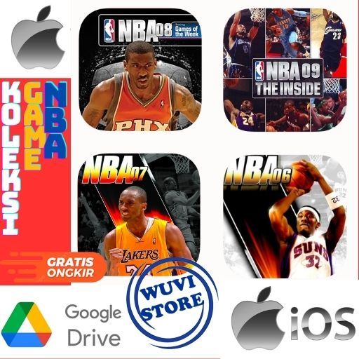 IOS NBA PPSSPP Koleksi Game | Bisa di  IOS / Android / PC Plus Emulator | Beli 3 Gratis 1
