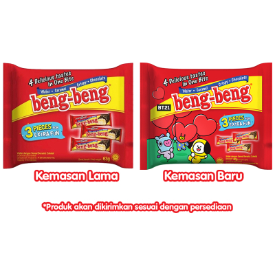 

beng-beng Wafer Rice Crispy Cokelat 3 x 20 g