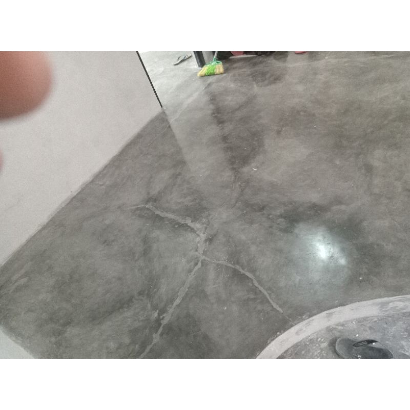 Jasa Poles lantai Acian Semen