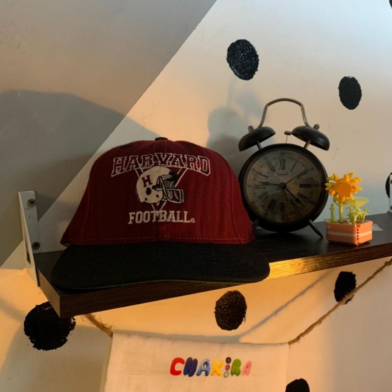VINTAGE HARVARD FOOTBALL CAP