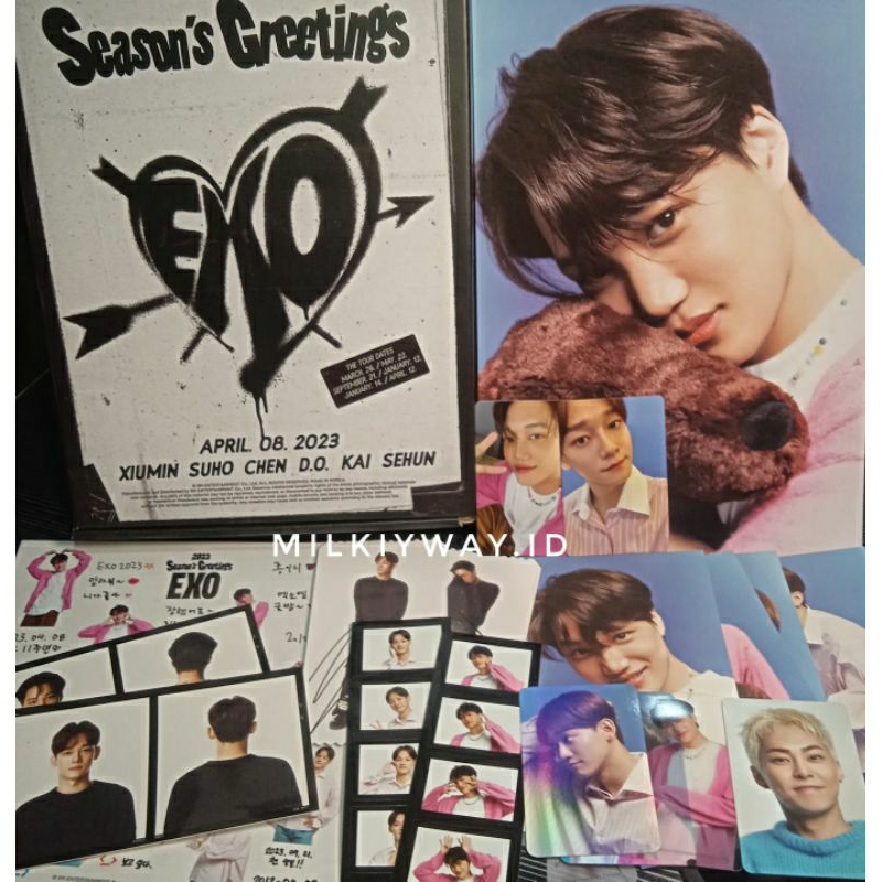 SEASON'S GREETINGS 2023 EXO SG23 Kyungsoo Sehun Kai Chen Suho SHARING READY STOCK