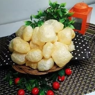 

kerupuk kulit sapi asli 500gr krupuk kulit sapi cemilan Snack makanan ringan