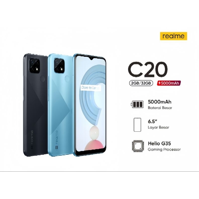 HP SECOND REALME C20 RAM 2/32GB