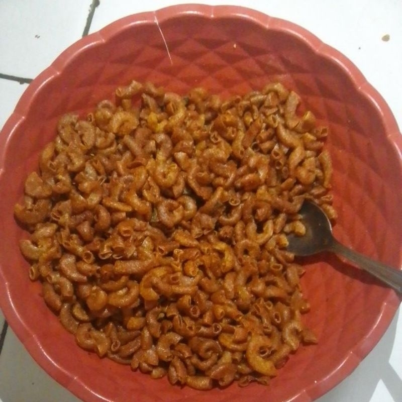 

macaroni daun jeruk pedass