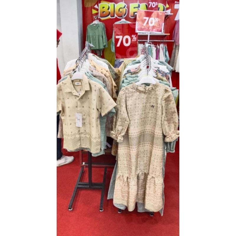 Dress & kemeja anak exit original