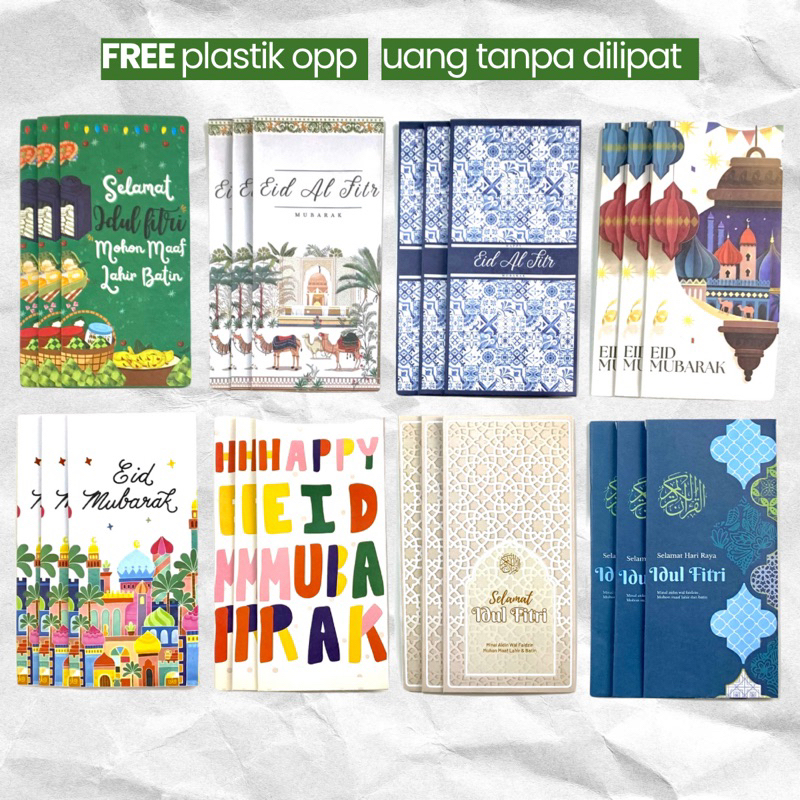 

[ READY ] Amplop Lebaran Premium 2024 ( isi 80 pcs ) Bahan Tebal