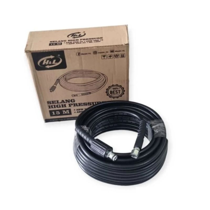 MOLLAR/H&L selang jet celiner 10 mtr orginal selang cuci steam motor mobil 10 mtr