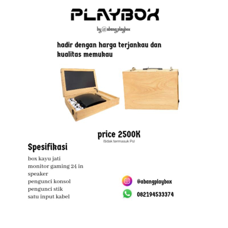 Playbox Playstation monitor 24 inch