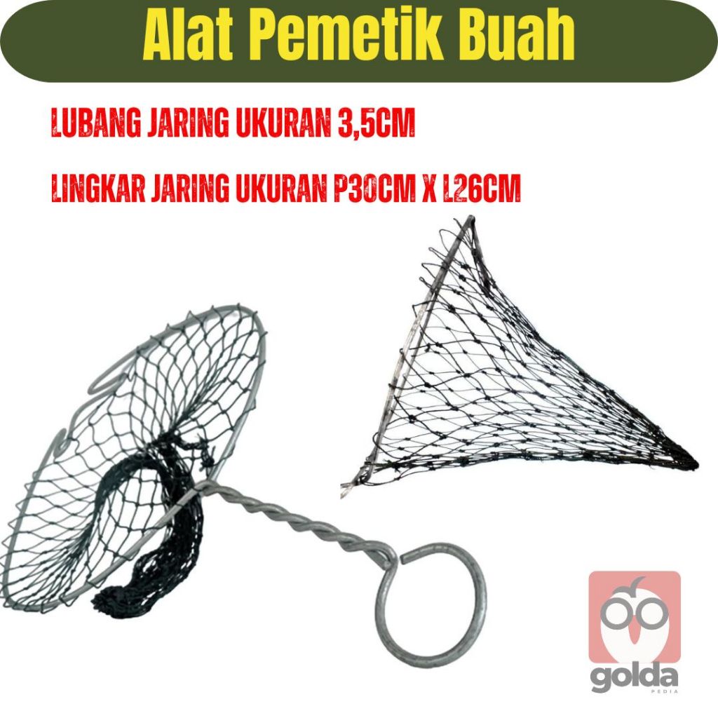 Alat Pemetik Buah Jaring Petik Buah Fruit Picker | Alat Pemetik buah orok buah keranjangUntuk Panen 