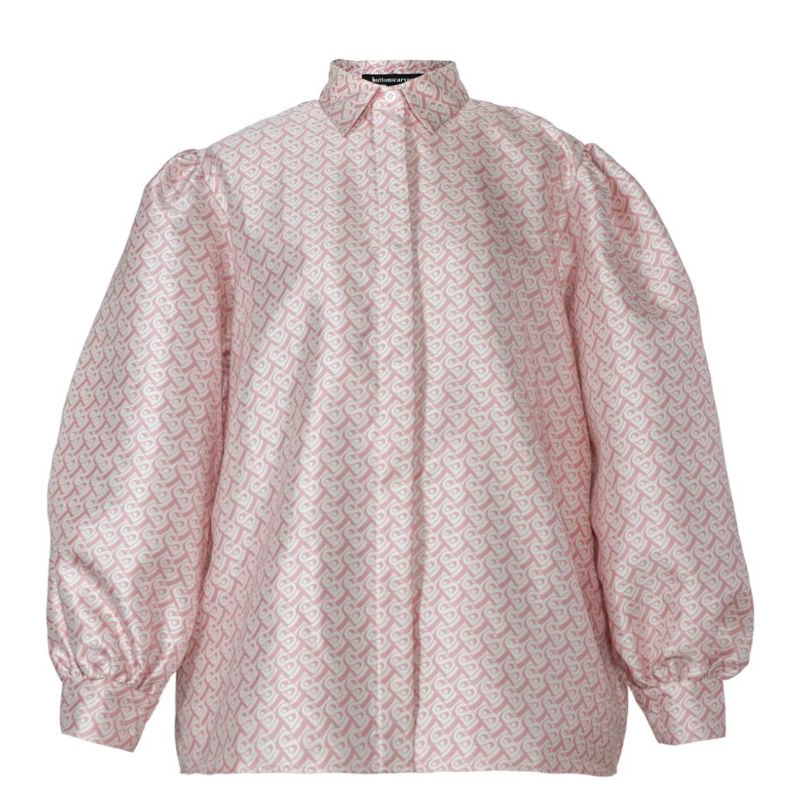 BUTTONSCARVES - Bimu Jacquard Puffy Shirt (L)