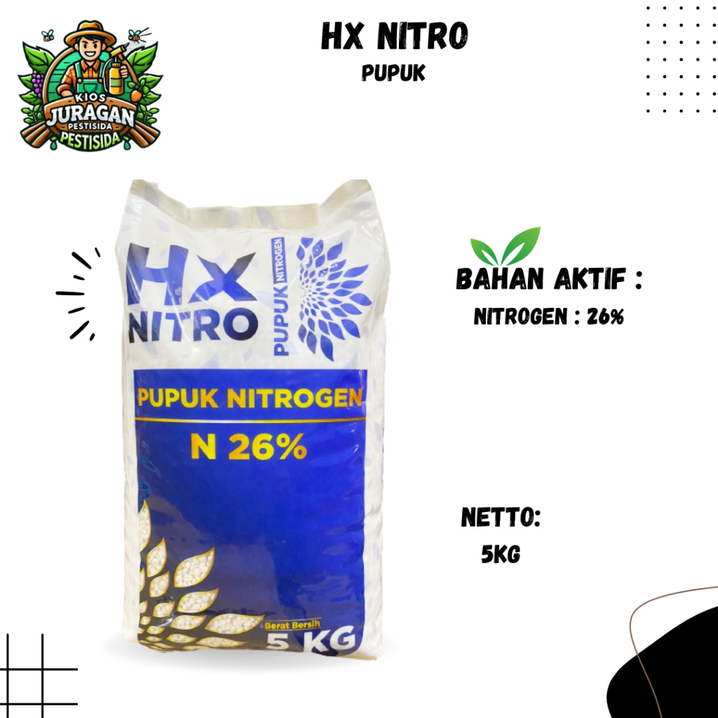 PUPUK UREA HX NITRO 5KG NITROGEN HEXTAR