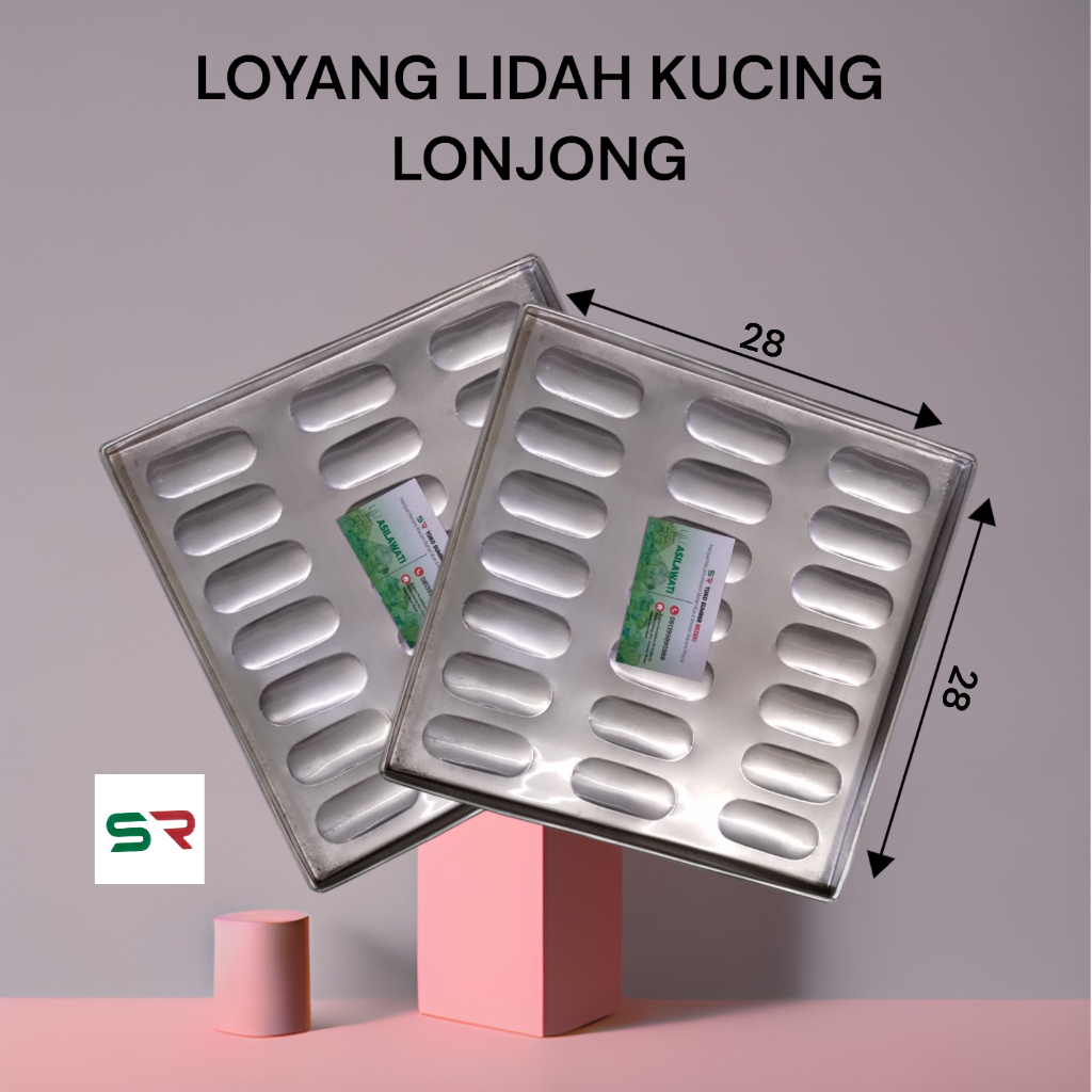 Loyang Lidah Kucing / Loyang Kue Kering / Cetakan Kue Lidah Kucing