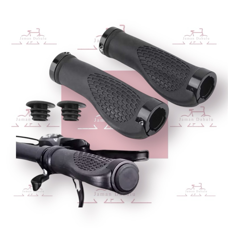 Handgrip Sepeda grip anti slip Double Lock MTB Sepeda