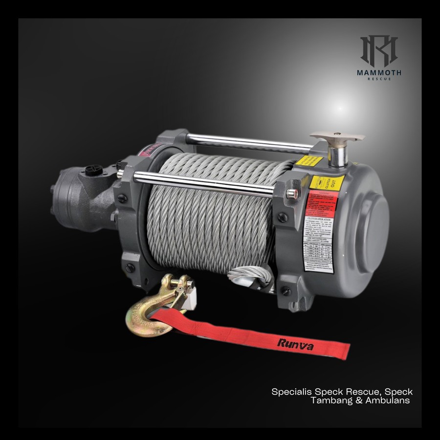RUNVA Hydraulic Winch HWN-12000 kapasitas 5,4 Ton