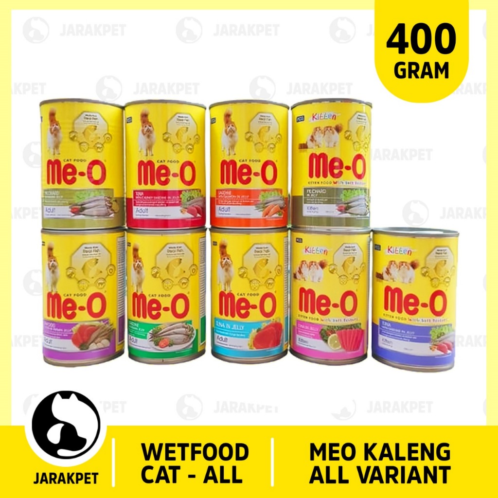 Meo Kaleng - Me-o wetfood - Meo kaleng seafood - Meo kitten kaleng - Me-o wet food salmon - Meo Adul