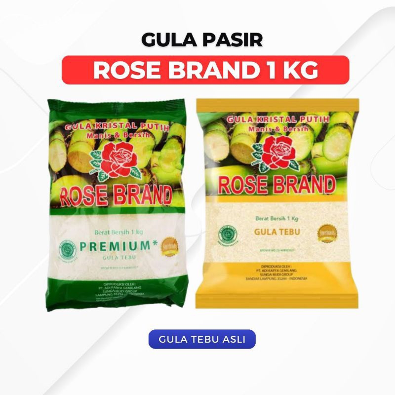 

Gula Pasir Rose Brand Premium Gela Tebu 1 Kg
