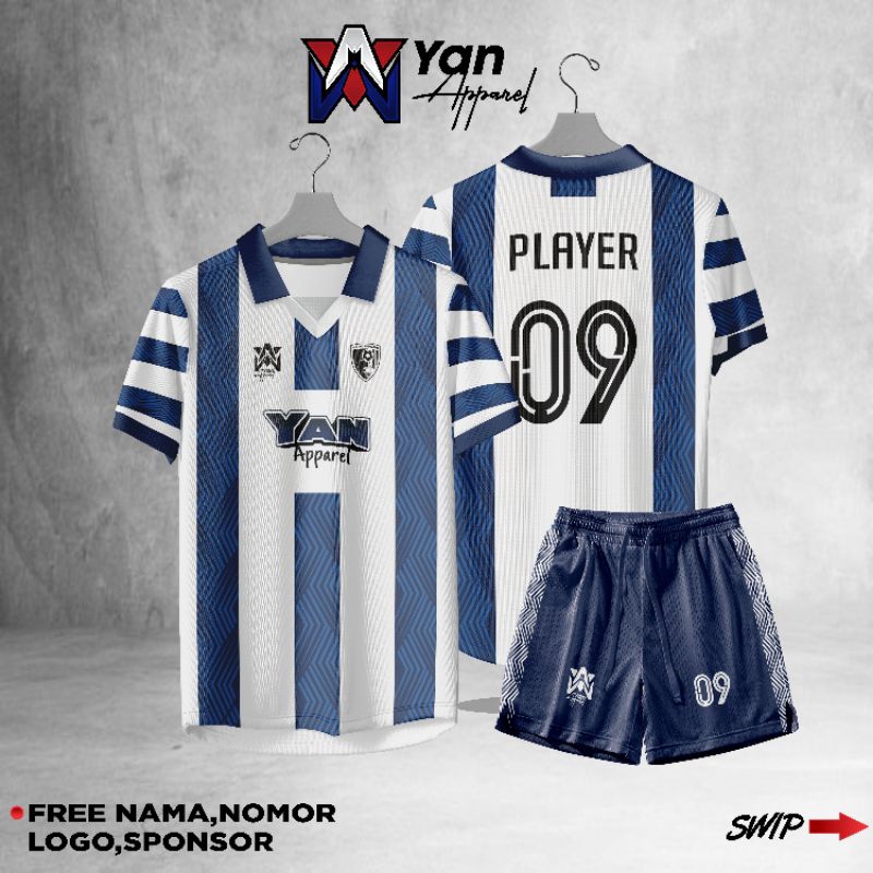 Jersey futsal Full Printing Bebas Custom Design ( Bisa Satuan )