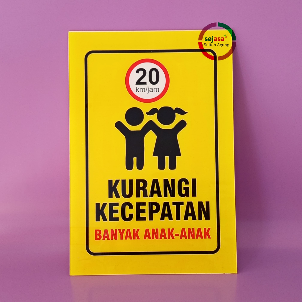 

Akrilik Rambu Kurangi Kecepatan Banyak Anak-Anak A3 | Akrilik Rambu Perhatian Banyak Anak-Anak