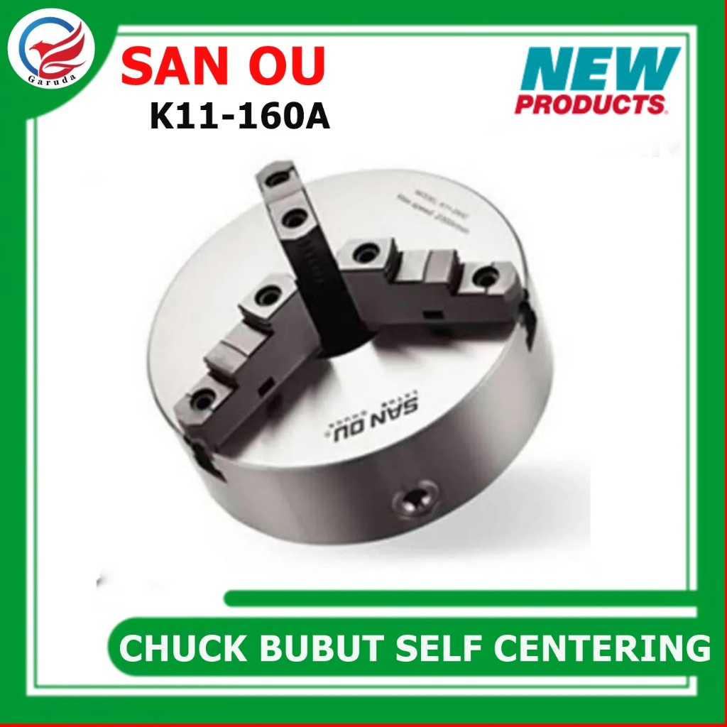 Chuck Bubut Baut K11 200A SanOu - Claw Bubut 8in 3Jaw Model Baut SanOu CHUCK KEPALA BUBUT MANUAL 8 I