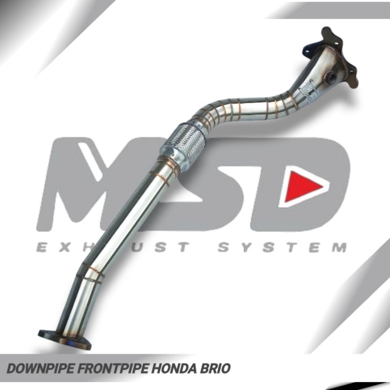 Downpipe Frontpipe Mobil All New Honda Brio Manual Original MSD EXHAUST