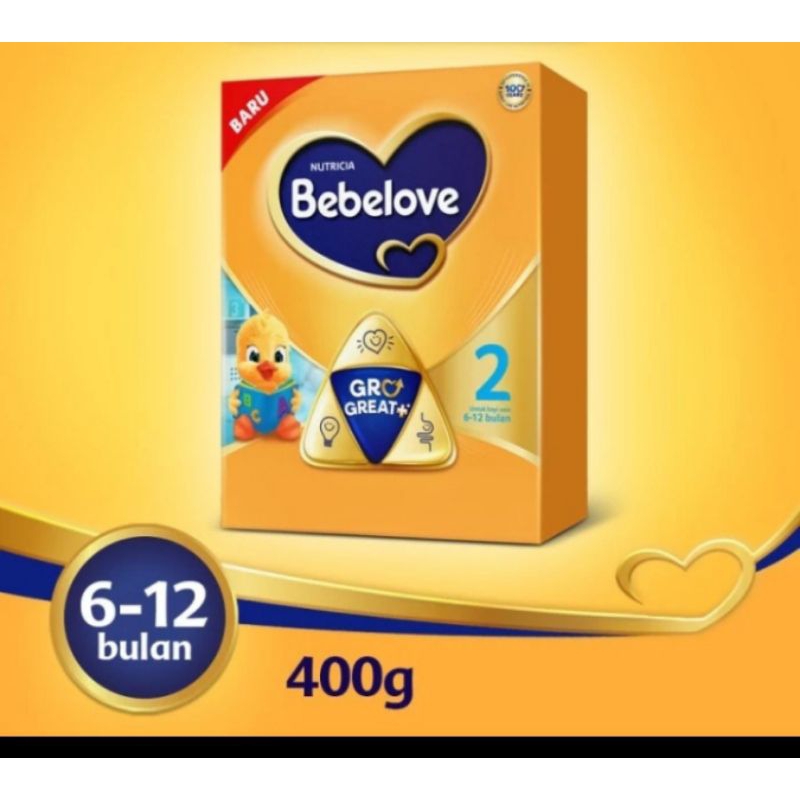 

BEBELAC BEBELOVE 2 Susu Formula Bayi (6-12 Bulan) - 400 gram