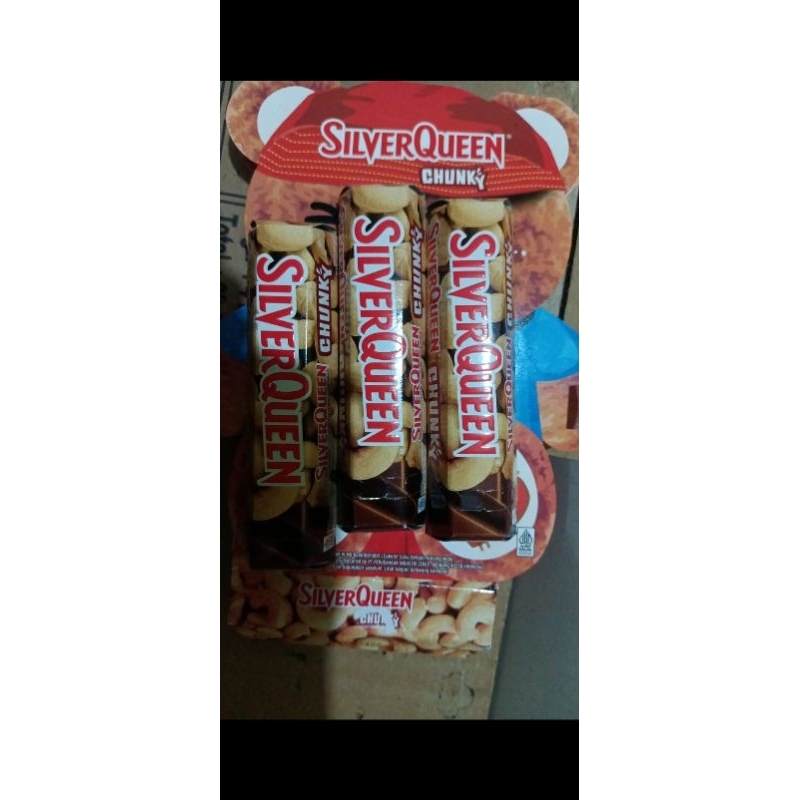 

Ready Stock Silver Queen Chunky Bar Bear edition