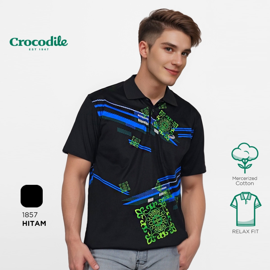 Crocodile DIAMOND 1857 - Kaos Kerah Pria Men Polo Original Relax fit