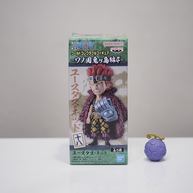One Piece WCF Onigashima Wano Vol 4 Eustass Kid Bandai Spirits Banpresto Original Figure MISB Japan 