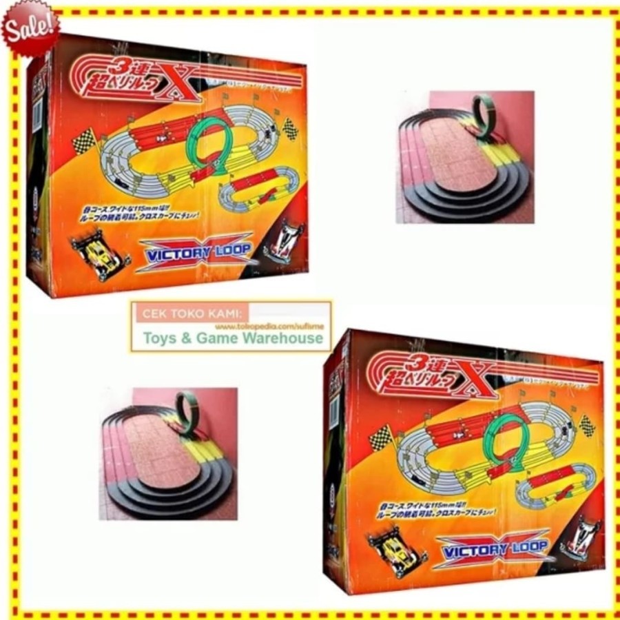 Land track mainan tamiya 3 jalur besar