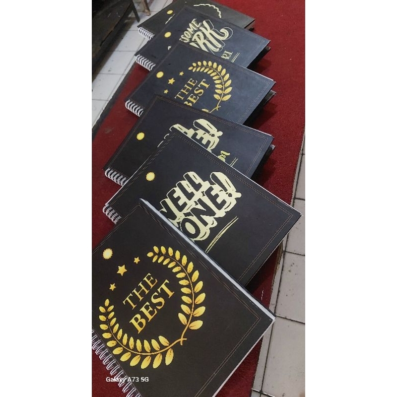 

NOTEBOOK A5 JURNAL A5 isi polos HVS / BOOKPAPER