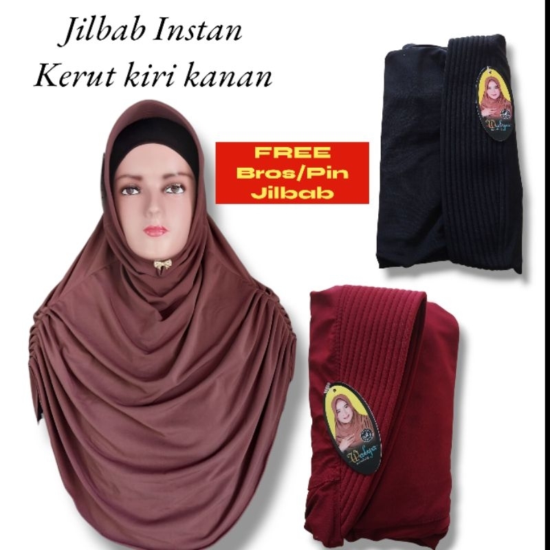 Jilbab Instan Pet,  Jilbab Instan Tanpa Pet