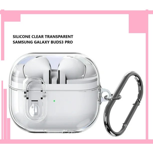 L- Softcase TPU Clear GALAXY BUDS3 BUDS+ 2PRO LIVE PRO FOR SAMSUNG - Casing Transparant Sam Silicone