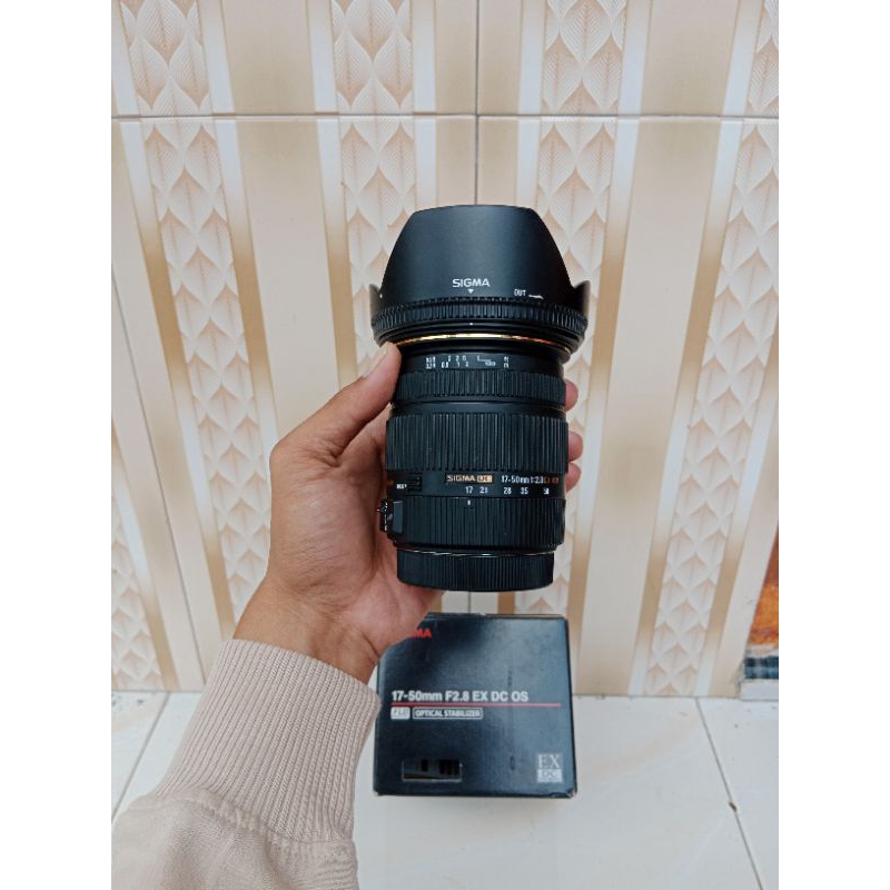 LENSA SIGMA 17-50MM F 2.8 HSM FOR CANON MULUS ISTIMEWA