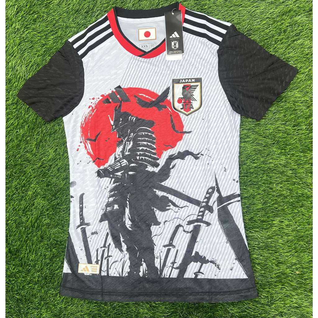 (PLAYER ISSUE) Jersey Jepang Samurai Baju Sepak Bola PLAYER ISSUE PREMIUM GRADE TERBAIK
