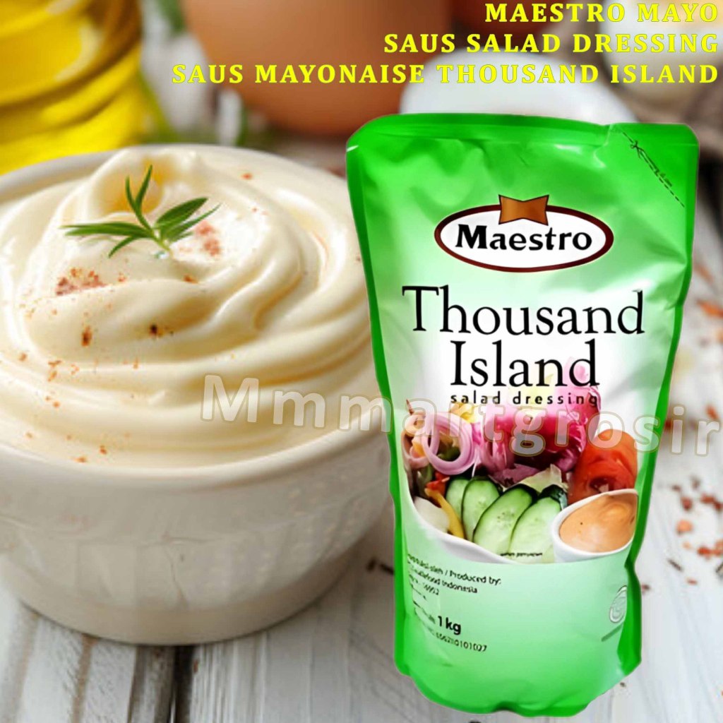 

Maestro / Saus Mayonaise Thousand Island / Saus Salad Dressing / 1kg