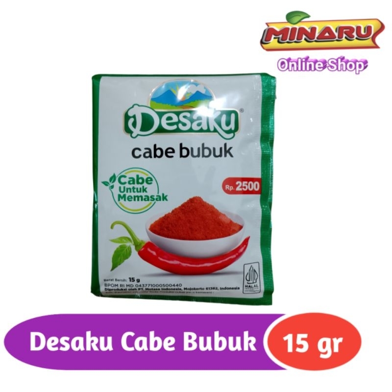 

Desaku Cabe Bubuk Sachet 15 gr