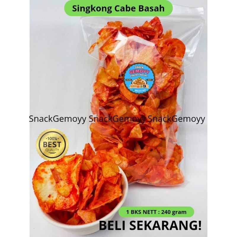 

TERLARIS SINGKONG CABE BASAH 240 gram