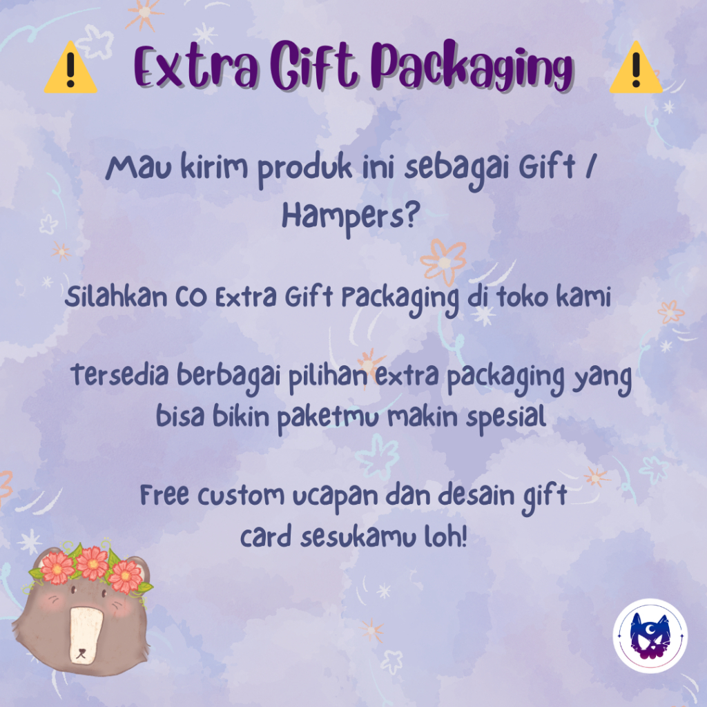 

Extra Gift Packaging - Tambahan Kemasan Gift