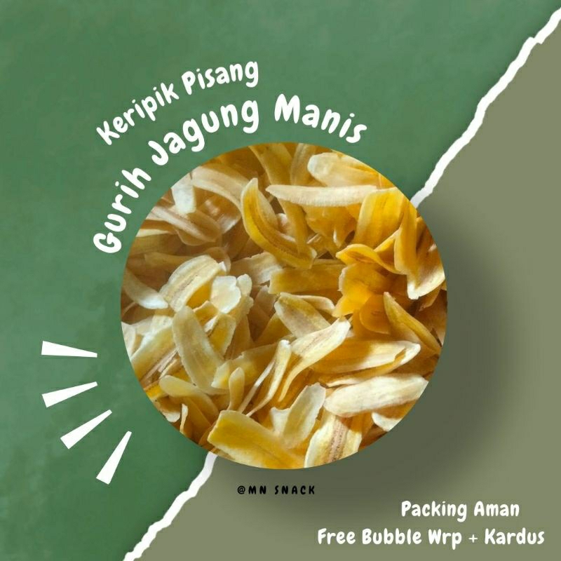 

Keripik Pisang Tipis Pisang Nangka Rasa Jagung Manis