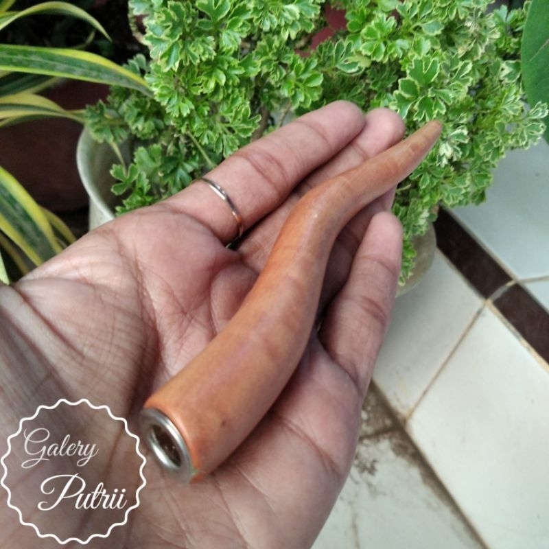 Pipa once / once cangklong / pipa rokok / padutan kayu Cendana wangi S