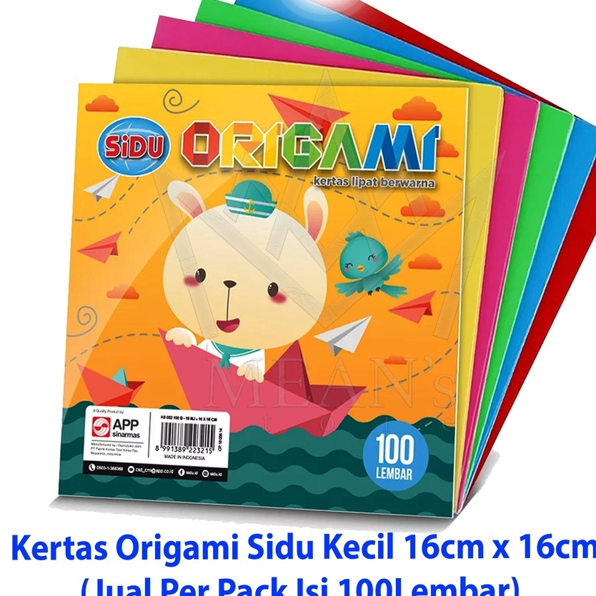 

ORIGAMI MERK SIDU ISI 100 LEMBAR
