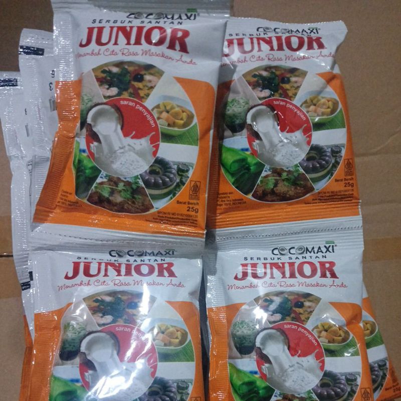 

(1 Renteng 10 Sachet)Cocomaxi Serbuk Santan JUNIOR Sachet 25g Menambah Cita Rasa Masakan Anda