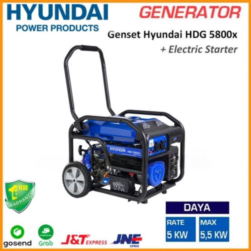 Genset 5000WT Mesin Genset Bensin