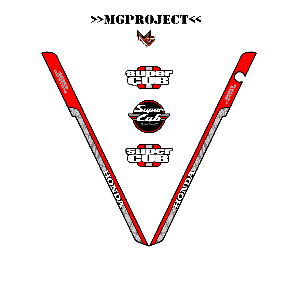 Stiker SuperCub Honda Astrea Grand grafis (4) / Striping Astrea Grand Bulus / Astrea Super CUb