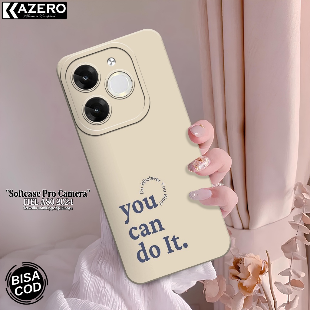 Silikon HP ITEL A80  - Fashion Case Aesthetic - Softcase ITEL A80 - Case ITEL A80 - Kesing ITEL A80 
