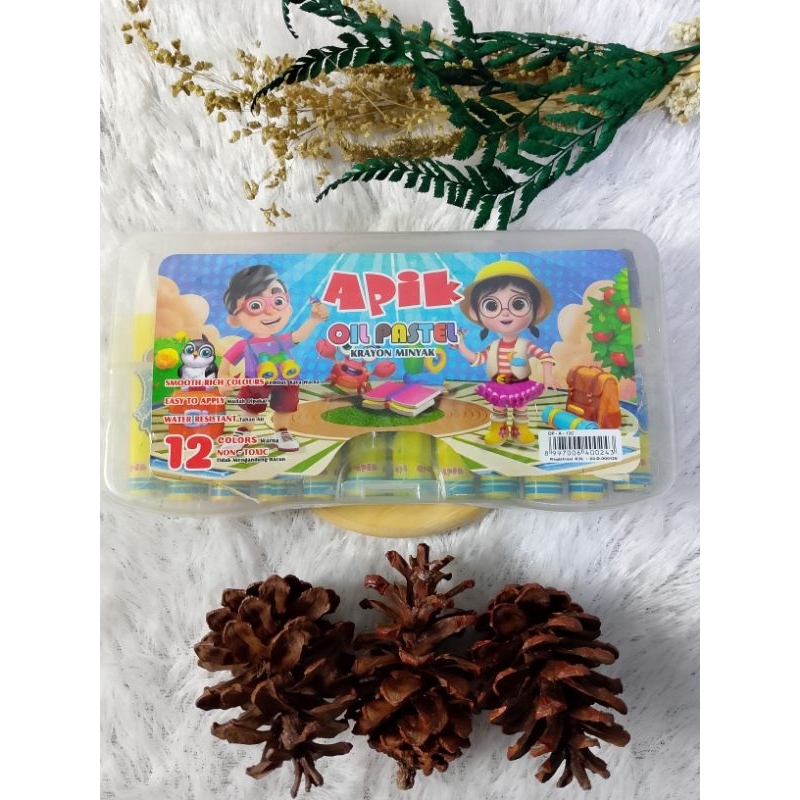 

Krayon Apik 12 Warna / Apik Oil Pastel 12 Colours
