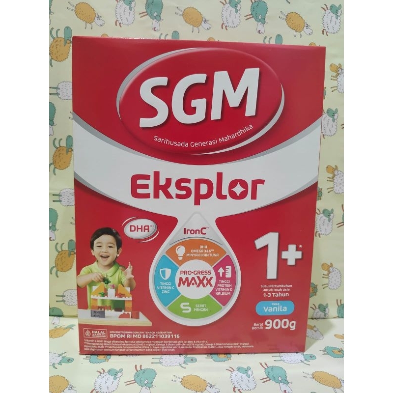 

SGM Eksplor Iron+ Vanila Bersih 900g